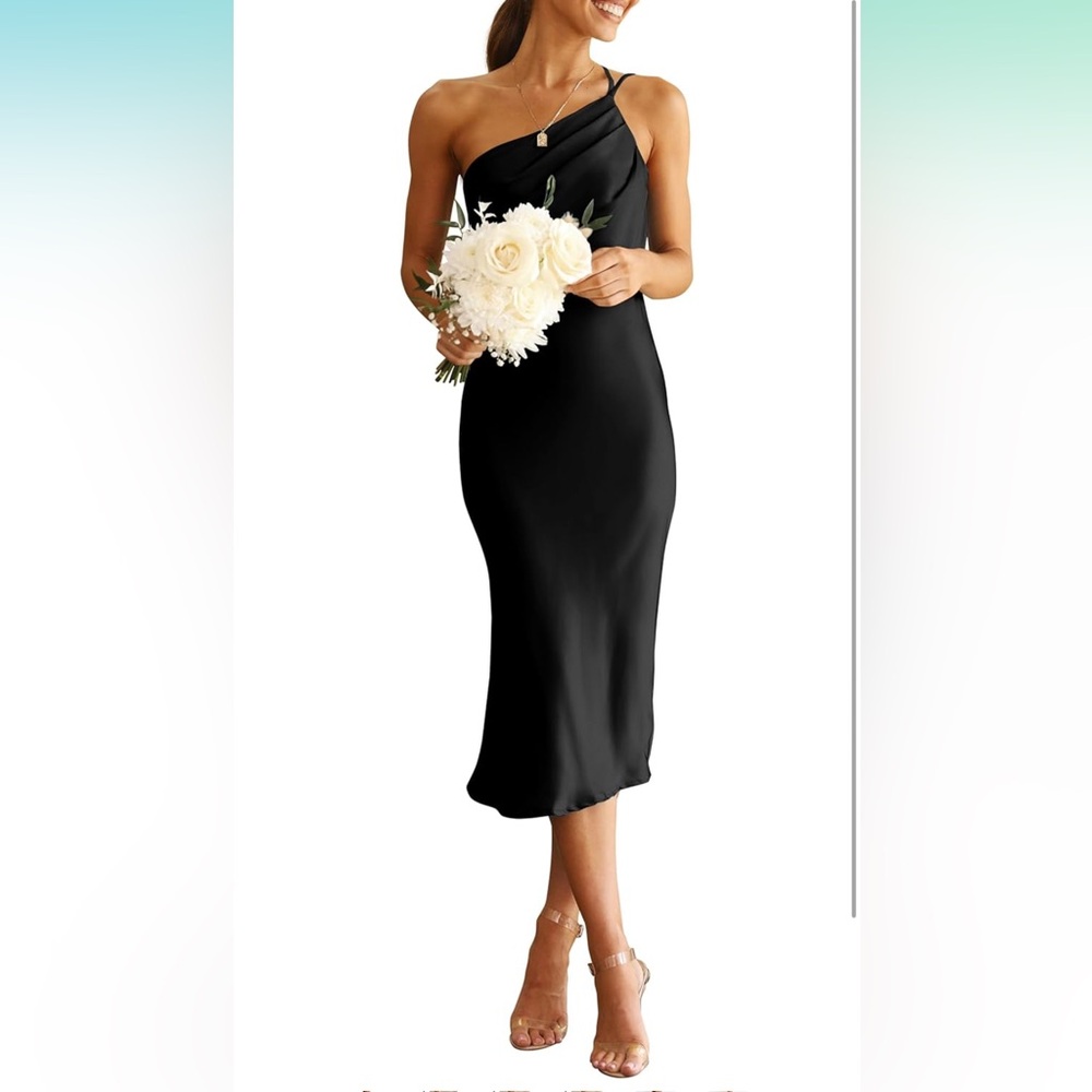 Elegant Black Midi Dress